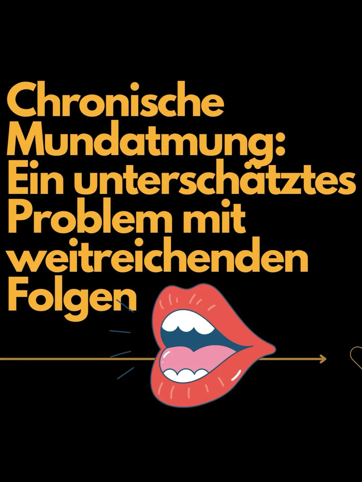 Instagram-Beitrag: Chronische Mundatmung